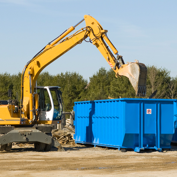 how many times can i have a residential dumpster rental emptied in Skytop